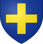 Azur à une croix alaisé d’or